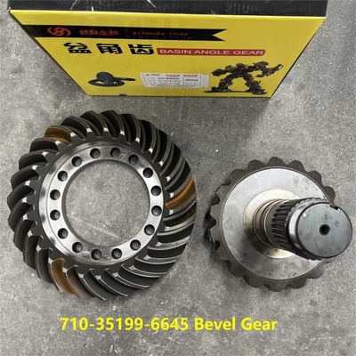 710-35199-6645 قطعات کامیون HOWO قطعات کامیون 27/18 چرخ چرخ و تاج چرخ مارپیچی 27/18