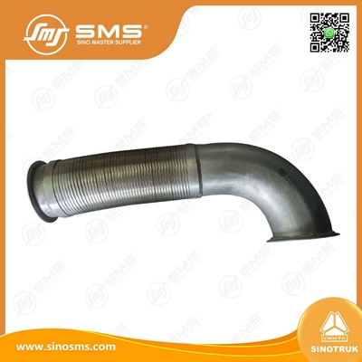 WG9725540199 لوله خروجی انعطاف پذیر HOWO قطعات کامیون