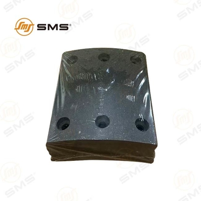پوشش ترمز WG9100440027 پد ترمز جلو Sinotruk HOWO قطعات کامیون 6 سوراخ